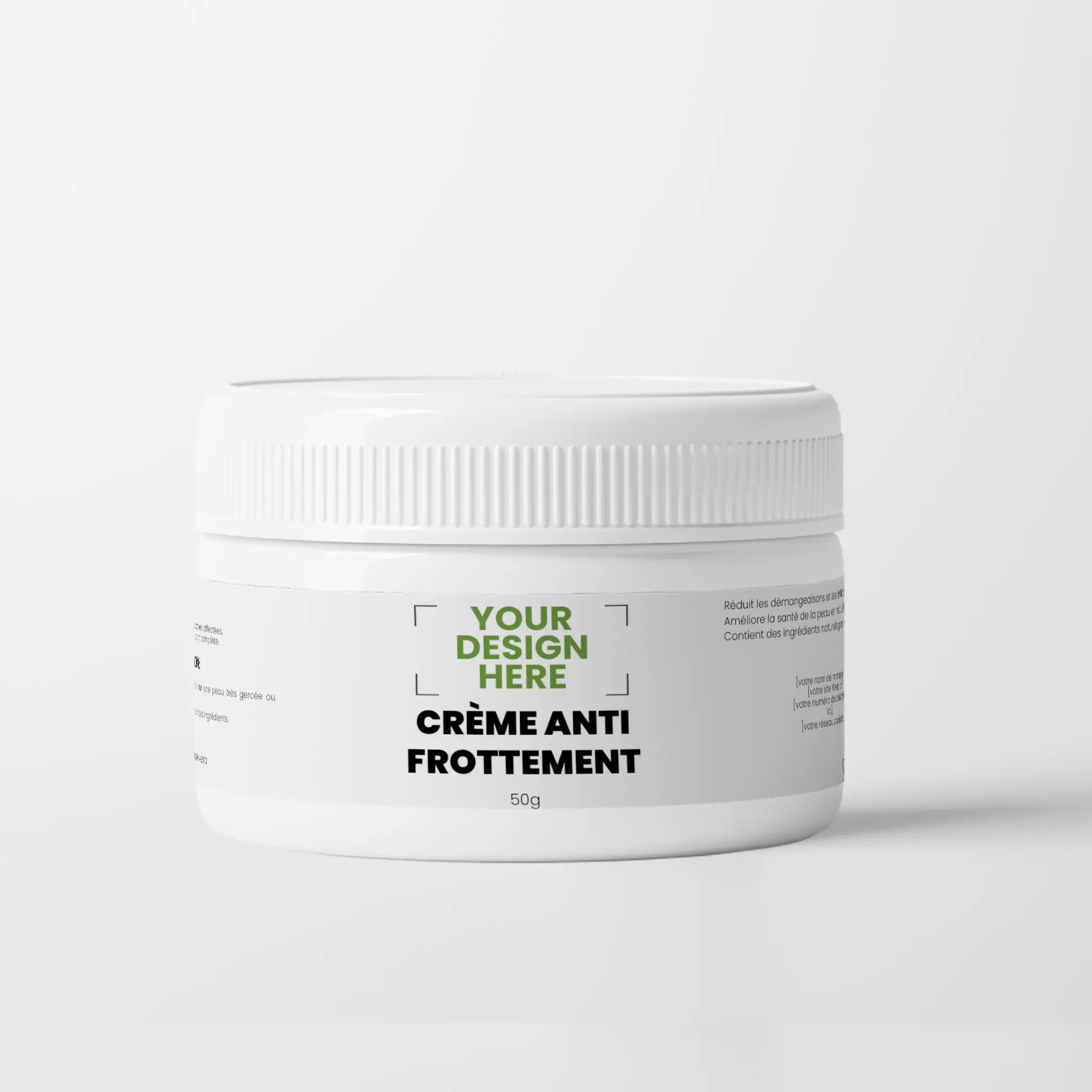 Crème protectrice anti-frottements pour cuisses et plis cutanés sensibles AURA